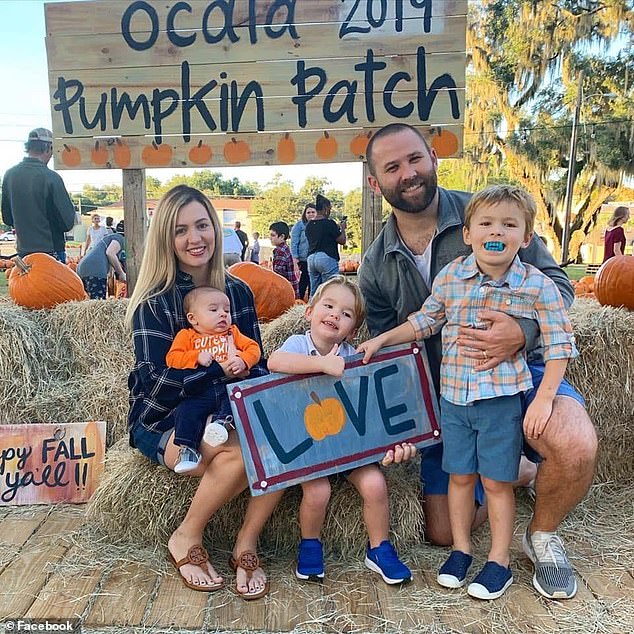 Lyndsey and Kyle Landmann visited Toccoa Riverside Restaurant in Georgia with four other families