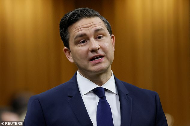 Pierre Poilievre, 44, is the leader of the Conservative Party of Canada, who is currently leading in the polls to become the next Canadian Prime Minister