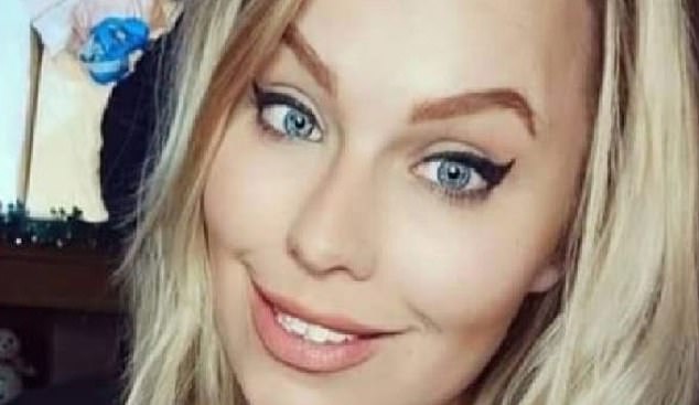 Lauren Page Smith (pictured), 29, was found by her mother in her Wolverhampton home in January, lying on the floor with her two-year-old daughter on her chest