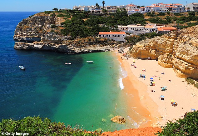 British man found dead on paradise Algarve beach (file image)