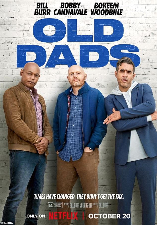 Comic: Old Dads stars (L-R) Bokeem Woodbine, Bill Burr and Bobby Cannavale as a trio of fathers trying to restore their youth in an ever-changing world