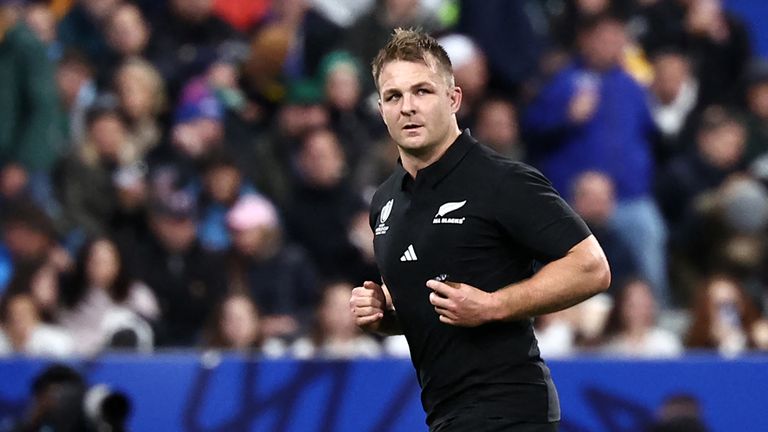 New Zealand skipper Sam Cane becomes the first player ever to be shown a red card in a Rugby World Cup final 