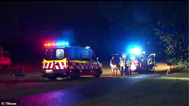 The horror incident happened shortly after midnight at Bayview on Sydney's northern beaches when emergency services were called to Cabbage Tree Road following reports of a single-vehicle crash.