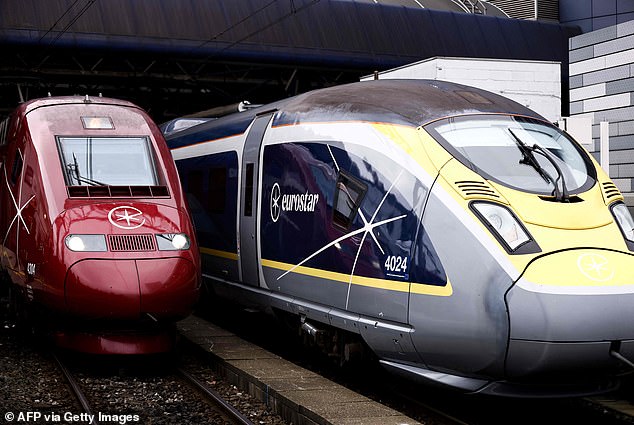 Eurostar said its trains between London and Paris would have to be disinfected if there was the 