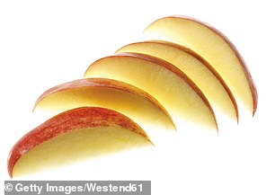 Registered dietitians Catherine Karnatz and Lara Clevenger suggest going for the 15-calorie apple slices