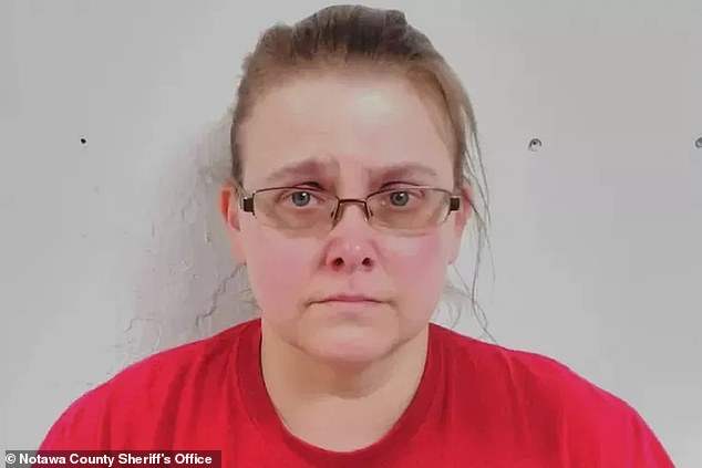 Amanda Myrene Fields Moffett, 43, admitted to 'gross negligence' in the 2018 shooting of her daughter Laramie, 16, because she thought she was aiming at a stray dog