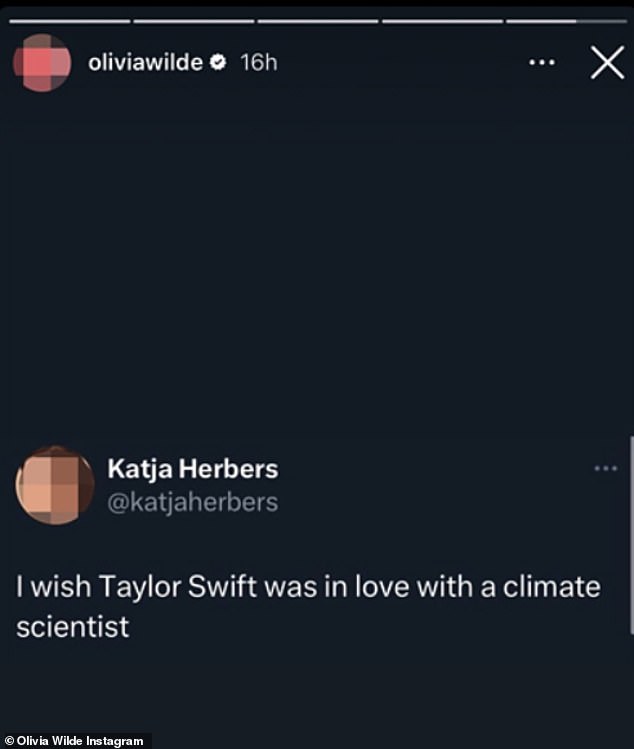 Senna?  The outing comes after she appeared to subtly shade Taylor Swift and Travis Kelce's romance via her Instagram on Thursday with a retweeted tweet.