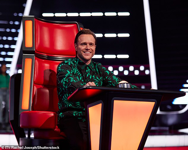 Moving on: Olly Murs, 39, is set to appear as a panelist on The Masked Singer UK following his axing as a judge on The Voice (Oli pictured on The Voice last September)