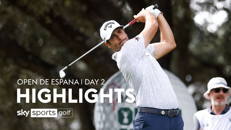 Highlights from the second round of the Spanish Open from Club de Campo Villa de Madrid.

