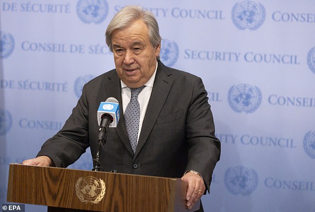 Israel called on UN Secretary-General Antonio Guterres to resign after he says the Hamas attack 'did not happen in a vacuum', but he says his comments have been misrepresented