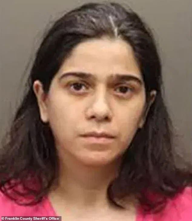 Basma Abdul Karim Alkelezli, 36, gave birth on September 20 before allegedly suffocating the newborn and calling in her daughter to hide the body