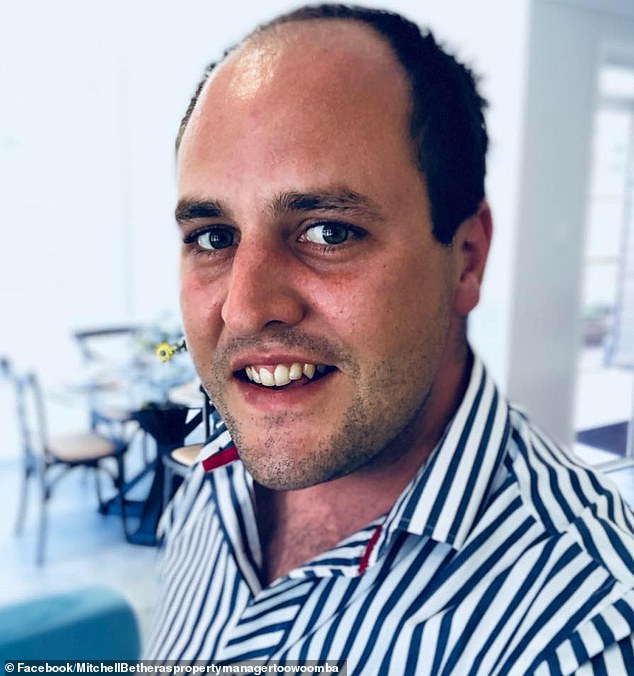 Senior Property Manager at PRD Toowoomba, Mitchell Betheras (pictured), has apologized after launching a homophobic tirade against a new tenant