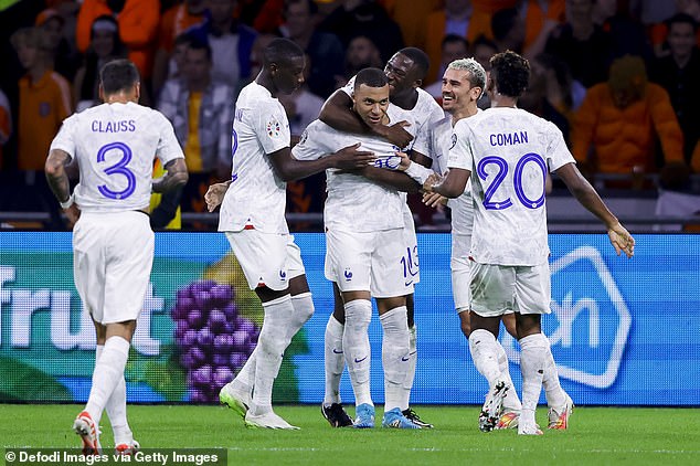 Mbappe scored a brace for France in a recent Euro 2024 qualifying victory over the Netherlands