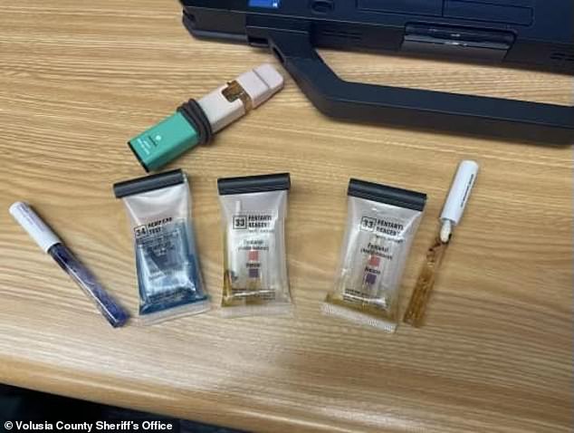 The e-cigarette used by a 15-year-old Volusia County, Florida high school student was found to contain fentanyl and THC