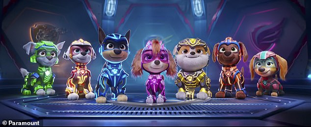 Paw Patrol: The Mighty Movie debuted as the top dog at the box office.  Kristen Bell, Taraji P. Henson and James Marsden, Chris Rock and Serena Williams are among the stars who weighed in on the project that grossed $23 million at the box office.