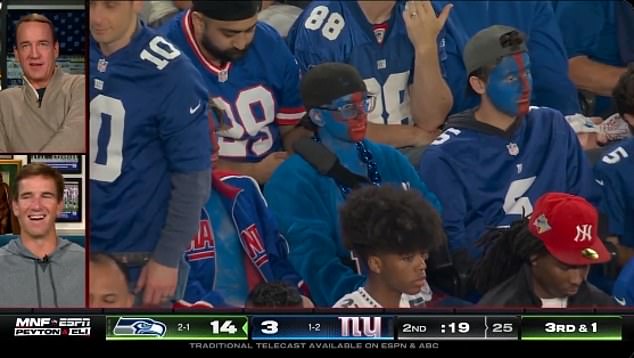 Eli and Peyton Manning fooled the New York Giants with a Taylor Swift joke on Monday night