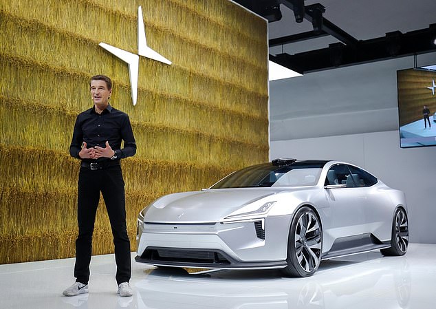 Clear vision: Polestar boss Thomas Ingenlath with one of his company's designs