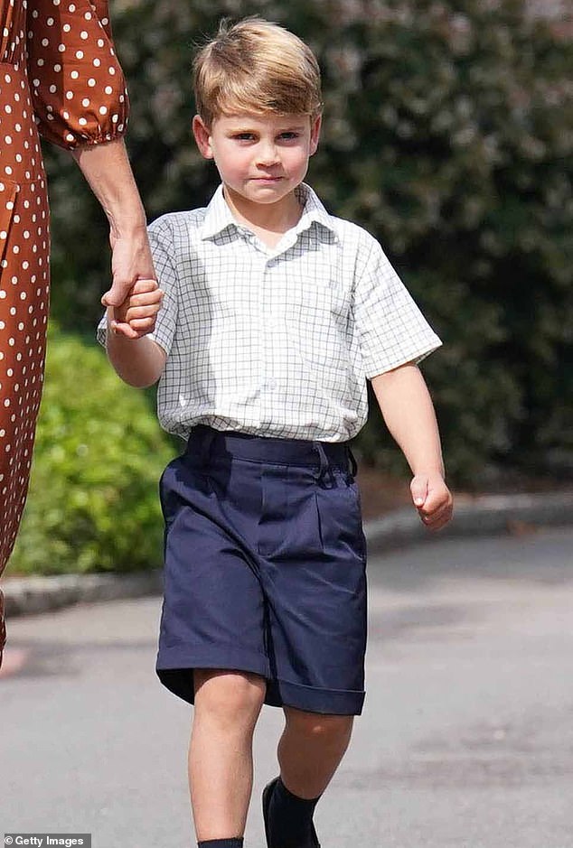 The mischievous king is watched over as he takes his wheels for a spin on 100 acres of private grounds at Windsor Castle