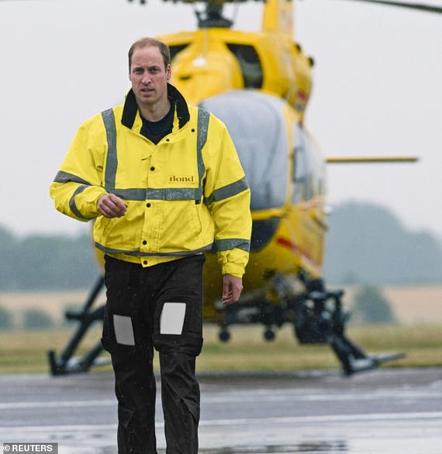 Prince William reveals how he faced cliff fall which left