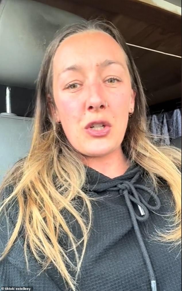 Former Big Brother contestant Estelle Landy (pictured) posted a clip on TikTok telling her followers about the difficulties of life as a landlord, but received little sympathy