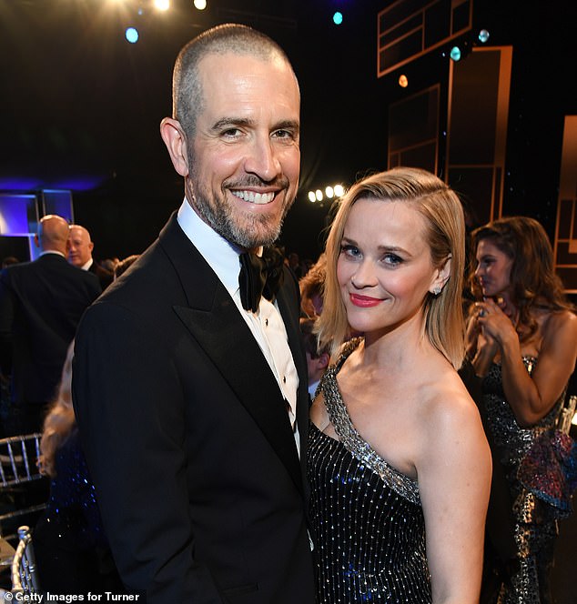 Reese and ex-Jim married in 2011, before announcing their divorce earlier this year;  pictured together in January 2020