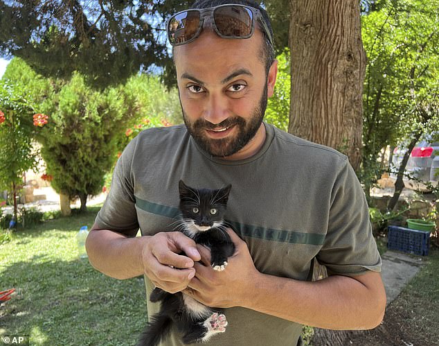 Issam Abdallah, a Reuters journalist, was laid to rest today in his hometown in Lebanon