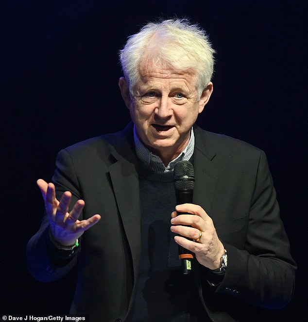 Exciting: Richard Curtis (pictured in February), 66, revealed he wrote Notting Hill 2 and admitted Hugh Grant avoided working with him on the 'Meet Cute' project in a new interview