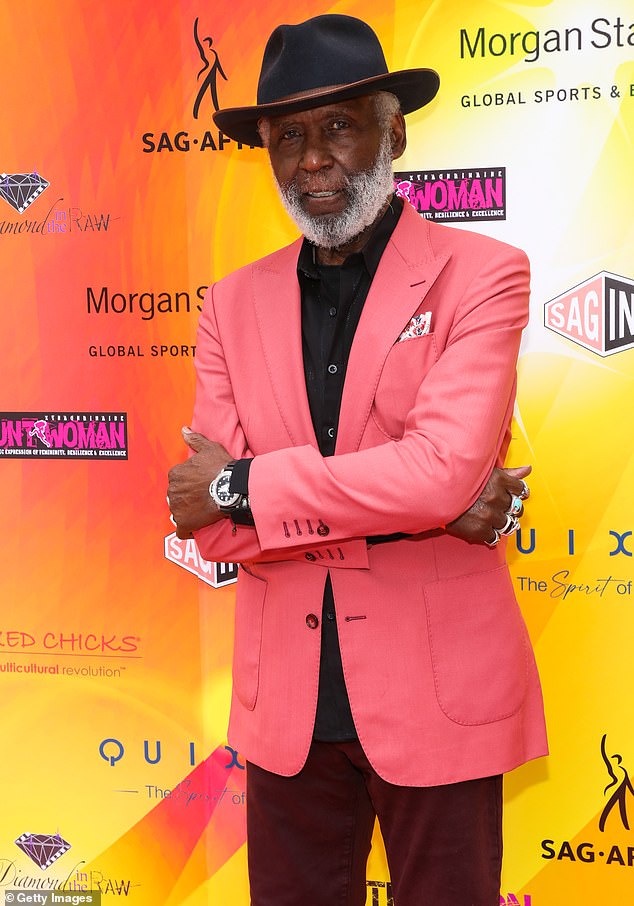 Classic star: Richard Roundtree, who helped define cinematic cool with his iconic title role in Shaft and its sequels, has died at 81 after a brief battle with pancreatic cancer;  seen in 2022