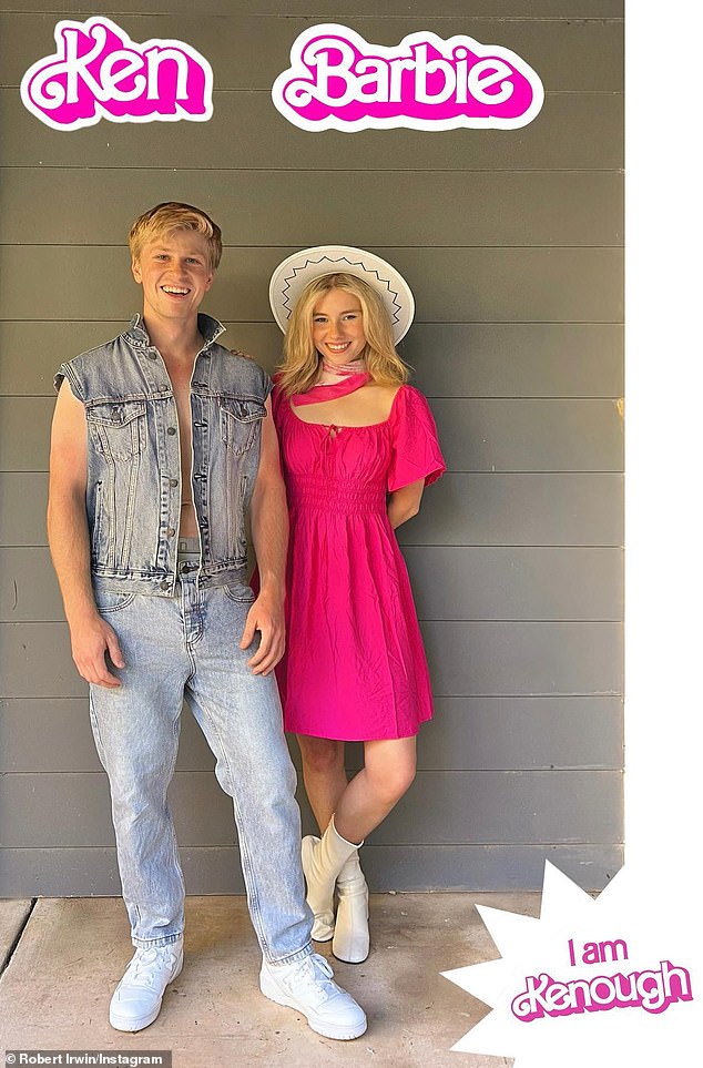 It comes after Robert posted an adorable couples costume featuring himself and his girlfriend Rorie Buckey dressed and Ken and Barbie from the recent film starring Margot Robbie.