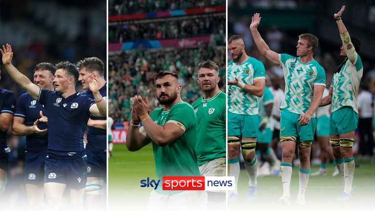 James Cole explains the permutations involved in Pool B at the Rugby World Cup, which could see Ireland, Scotland or defending champions South Africa knocked out of the tournament. 