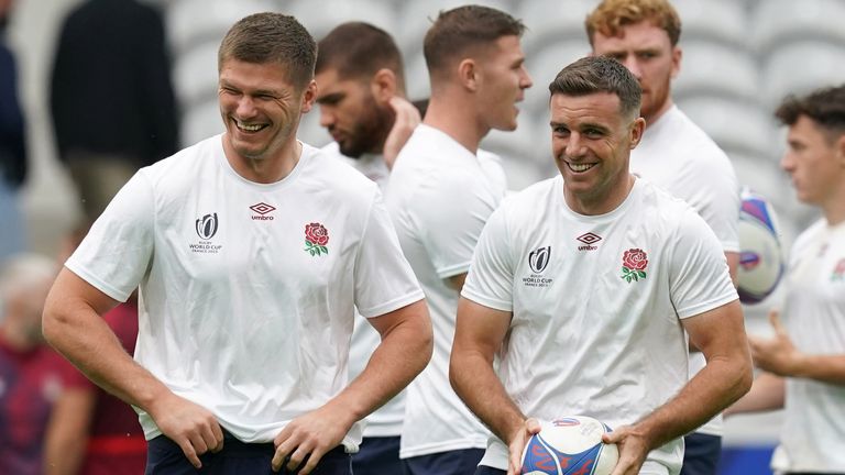 Owen Farrell and George Ford have both been named as starters for England against Samoa in the Rugby World Cup Pool D