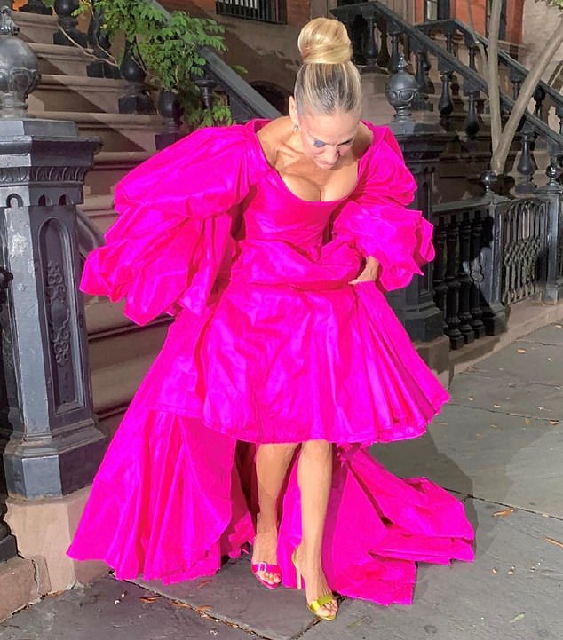 Mismatch: She went for the look again in 2019 when she stepped out in two different colored heels at the same annual New York City Ballet Fall Fashion Gala.  The shoes came from her shoe line of the same name