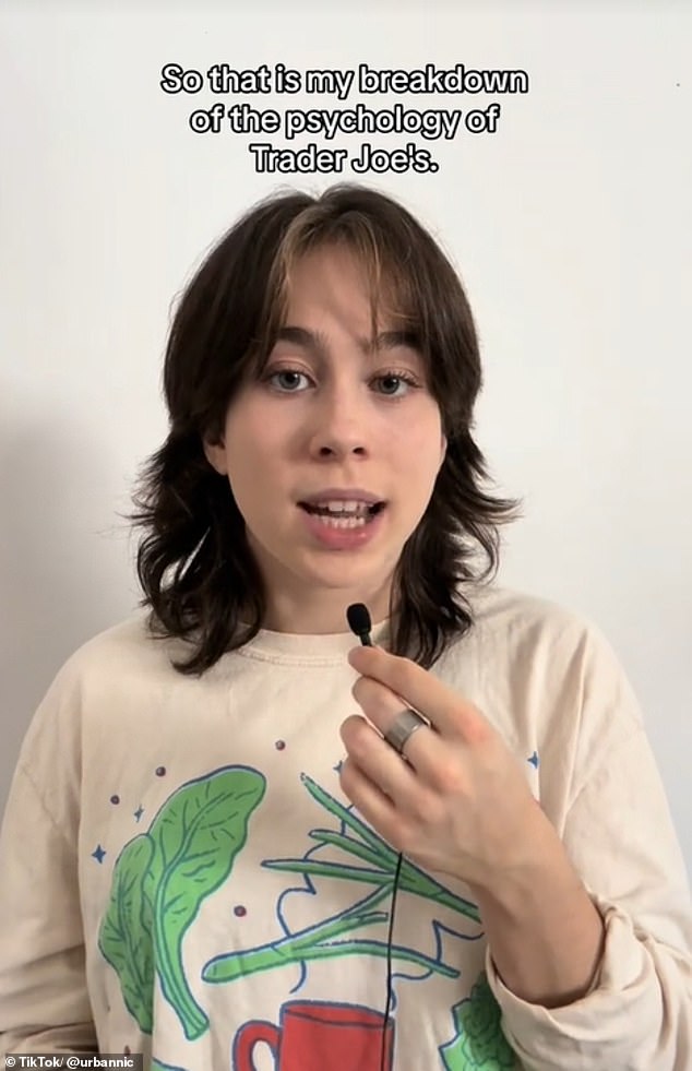 Trader Joe's enthusiast Nicole Urban shared the psychological tricks used by the popular supermarket chain, explaining how it helps them make profits and makes you buy more in a TikTok that has been viewed more than 4.5 million times