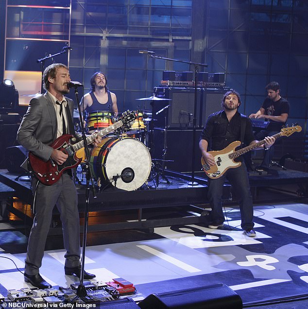 Drummer Ben and bassist Chris, both 43, revealed on ABC's Australian Story that a disastrous performance on the Jay Leno Show in 2007 seriously damaged group morale.  Pictured: Silverchair performance in Leno on July 10, 2007