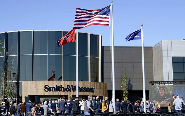 Gun maker Smith & Wesson has opened a new $125 million headquarters in Tennessee after moving from Massachusetts