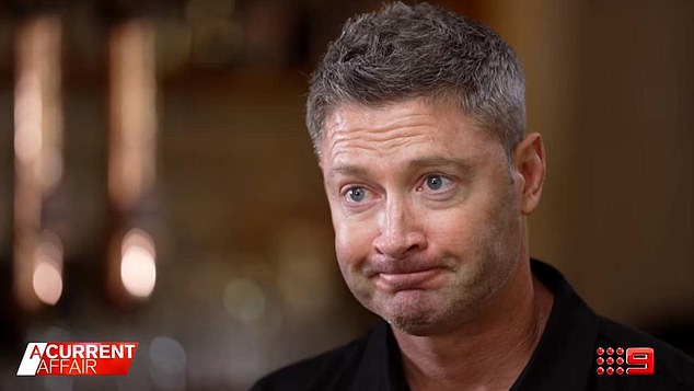 Michael Clarke appeared on A Current Affair on Tuesday night for a sit-down interview to promote a drinks product