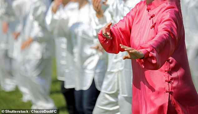 Tai Chi (stock photo) can help delay the symptoms of Parkinson's disease for years, a new study shows