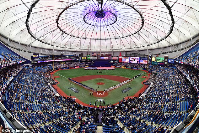 The Tampa Bay Rays had their lowest playoff attendance since 1919