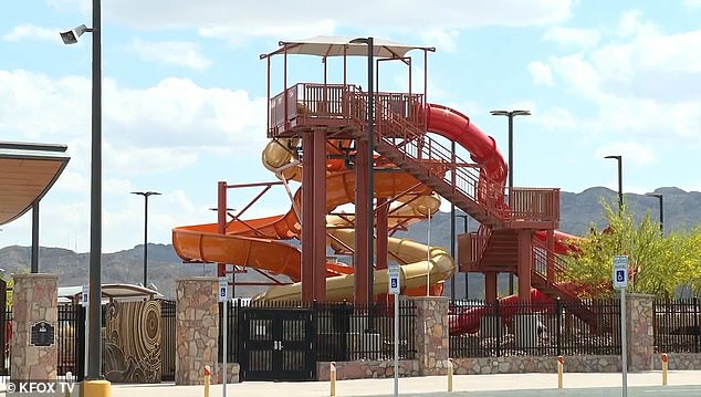 Seven witnesses at El Paso Camp Cohen Water Park (pictured) revealed the shocking behavior of a woman matching Weaver's description on the day Anthony died