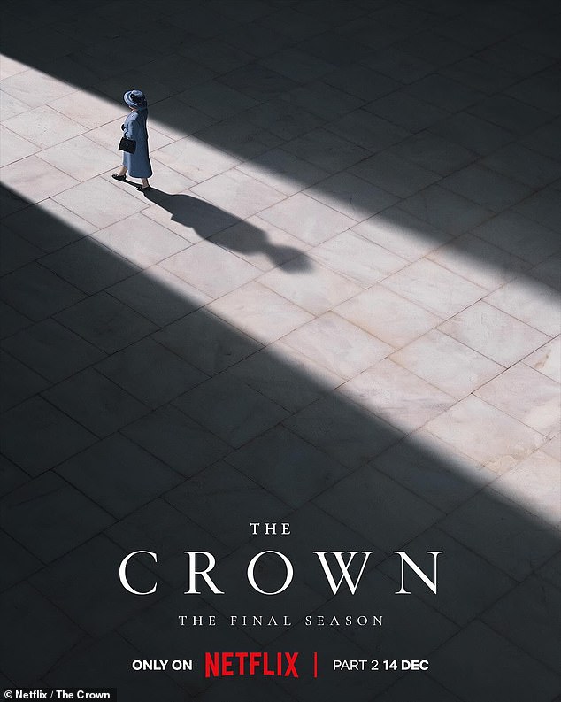 Exciting: The six-release date for the Crown series was revealed on Monday - as fans were given a glimpse of what to expect from the final installment