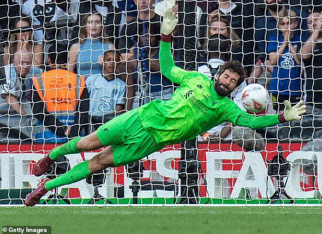 In the game of soccer, goalkeepers, such as Liverpool's Alisson Becker, must be prepared to make in-the-moment decisions based on incomplete information to prevent their opponents from scoring goals.