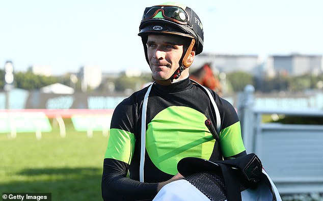 Think About It won the $20 million Everest Sprint at Royal Randwick in front of 45,000 delirious spectators on Saturday afternoon (pictured, winning rider Sam Clipperton)