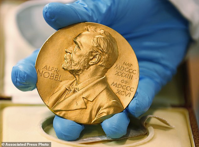 It is common for several scientists working in related fields to share the prize, which includes £841,000 ($1.14 million) and a gold medal.