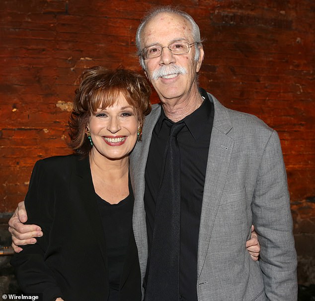 Comedian Joy pictured with her husband Steve Janowitz, whom she married in 2011