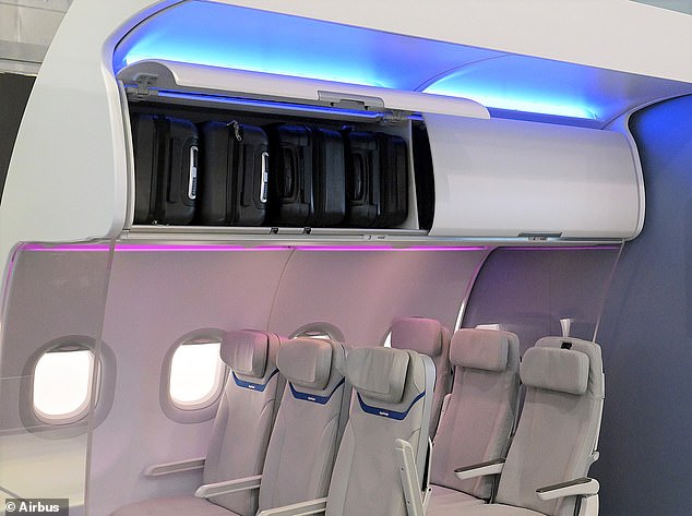 The new Airspace L Bin (above), from Airbus, will be fitted to 38 of Lufthansa's A320s in January 2025