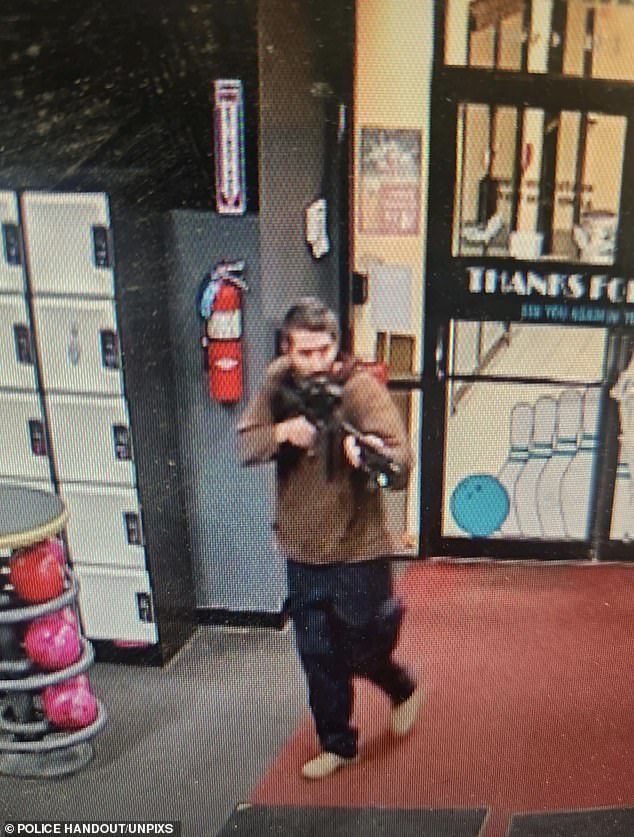 The suspected shooter, Robert Card, entered the bowling alley carrying an AR-15 style rifle on Wednesday around 7 p.m.