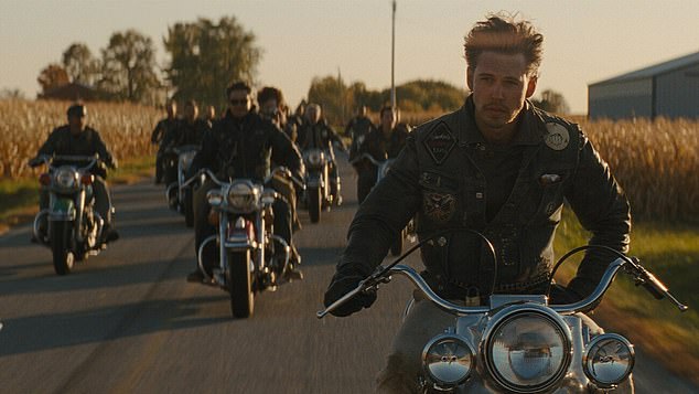 Austin Butler as Benny at The Bikeriders Studios 20th Century