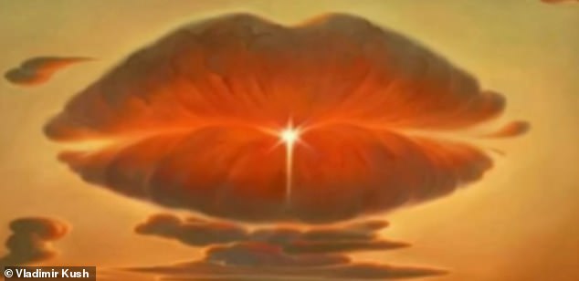 When you look at the image of the Russian artist Vladimir Kush, ask yourself: do you see the sky at first glance or are you drawn to the lips?