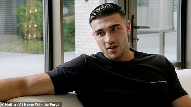 Not a fan: Tommy Fury has revealed his fiancée Molly-Mae Haag hates boxing and praised her for supporting his career