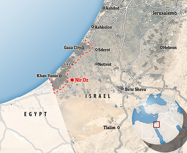 Noya and her grandmother were captured in Kibbutz Nir Oz in southern Israel